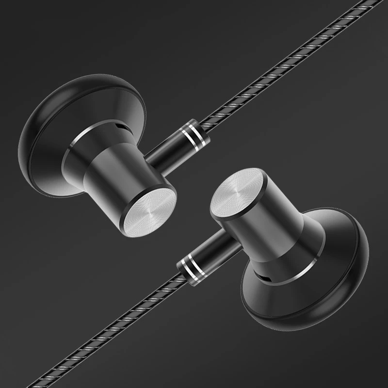 RUKZ C6 стерео наушники с микрофоном для телефона XIAOMI Hi Fi сабвуфер DJ микрофон