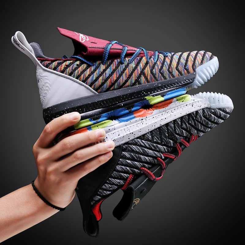 RUIFF новые баскетбольные кроссовки для мужчин и женщин высокие дышащие