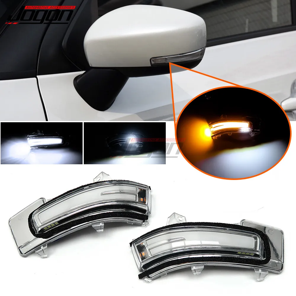 

LED Dynamic Side Mirror Blinker Indicator Sequential Light Parking Light For Suzuki Swift 2017-2020 Ignis Puddle Light