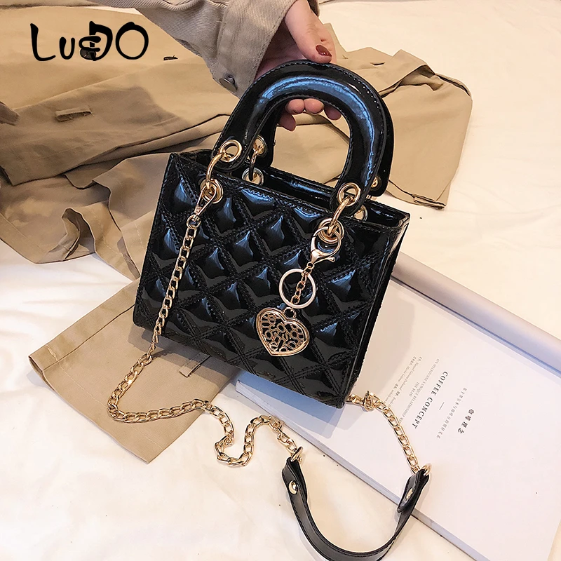 LUCDO брендовая роскошная женская дизайнерская сумка 2020 Новая модная маленькая