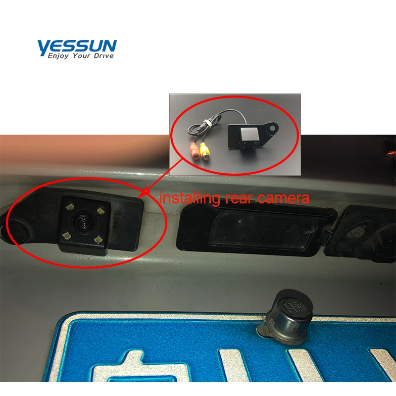 Камера заднего вида Yessun для Mitsubishi ASX RVR 2010 ~ 2020 камера ночного видения CCD