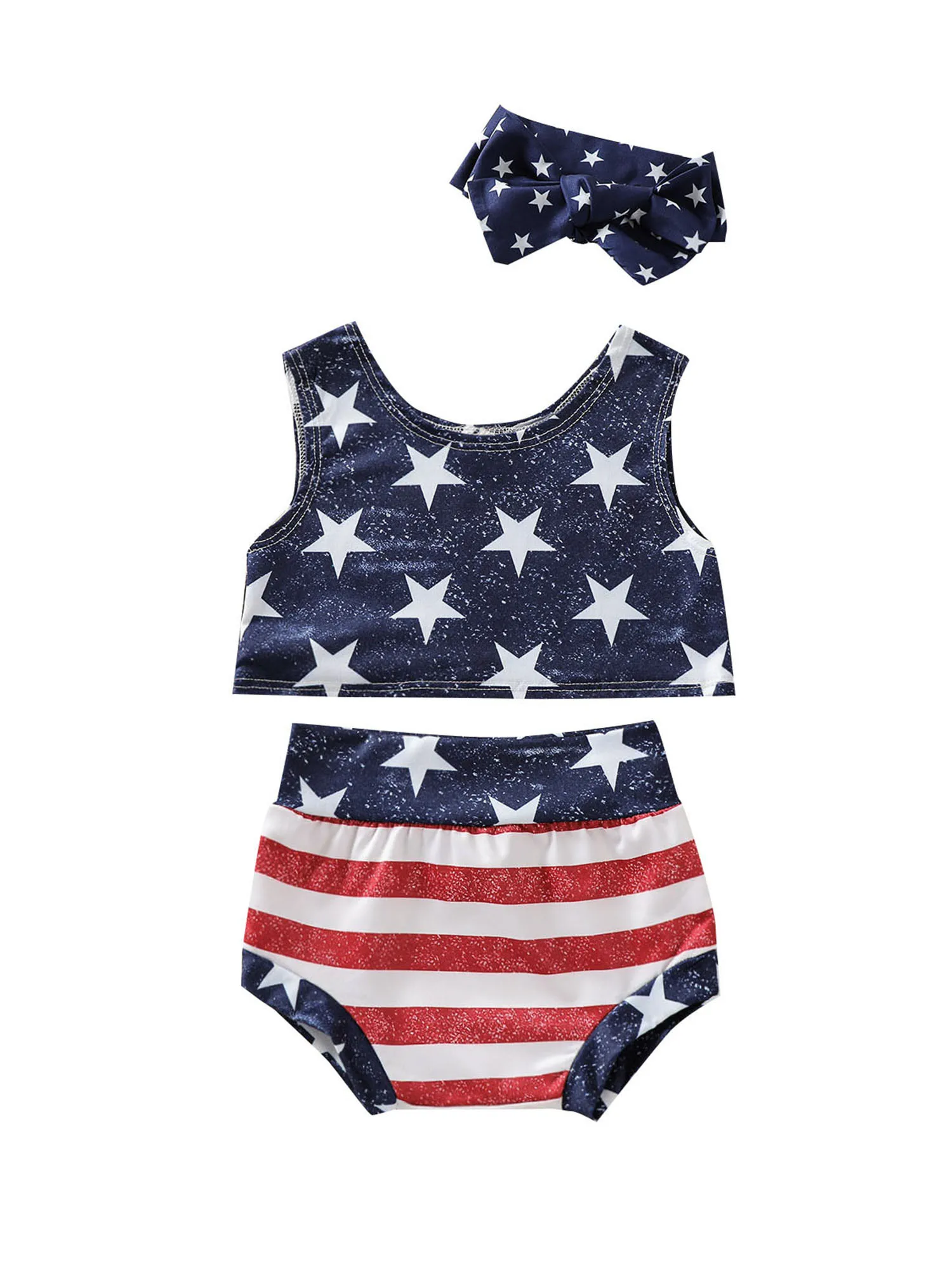 Комплект из 3 х предметов для новорожденного одежда малышей на День