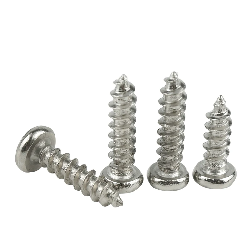 Саморезы LUCHANG Philips 1000 шт. PA никелированные микро винты M1 M1.2 M1.4 M1.7 M2 M3 компьютерный