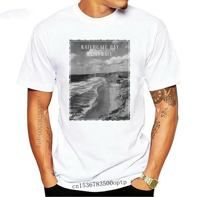 Новая футболка Watergate Bay с изображением кукурузы Мужская для серфинга известная