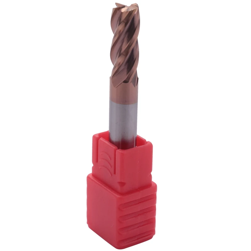 

10Pcs 6mm 4 Flute Carbide End Mills CNC Milling Cutter Milling Slotting Profiling Face Mill Spiral Bits