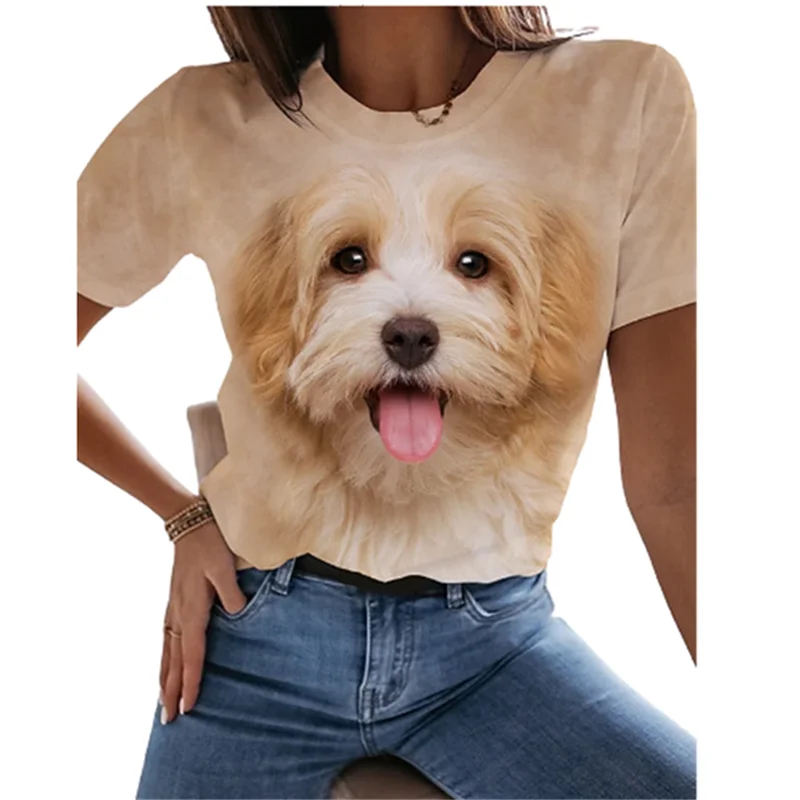 

3XL Women Kawaii 3D Cute Cat Print T Shirt 2021 New Summer Short Sleeve O-Neck Top Tee Casual Streetwear Lady Plus Size Clothes