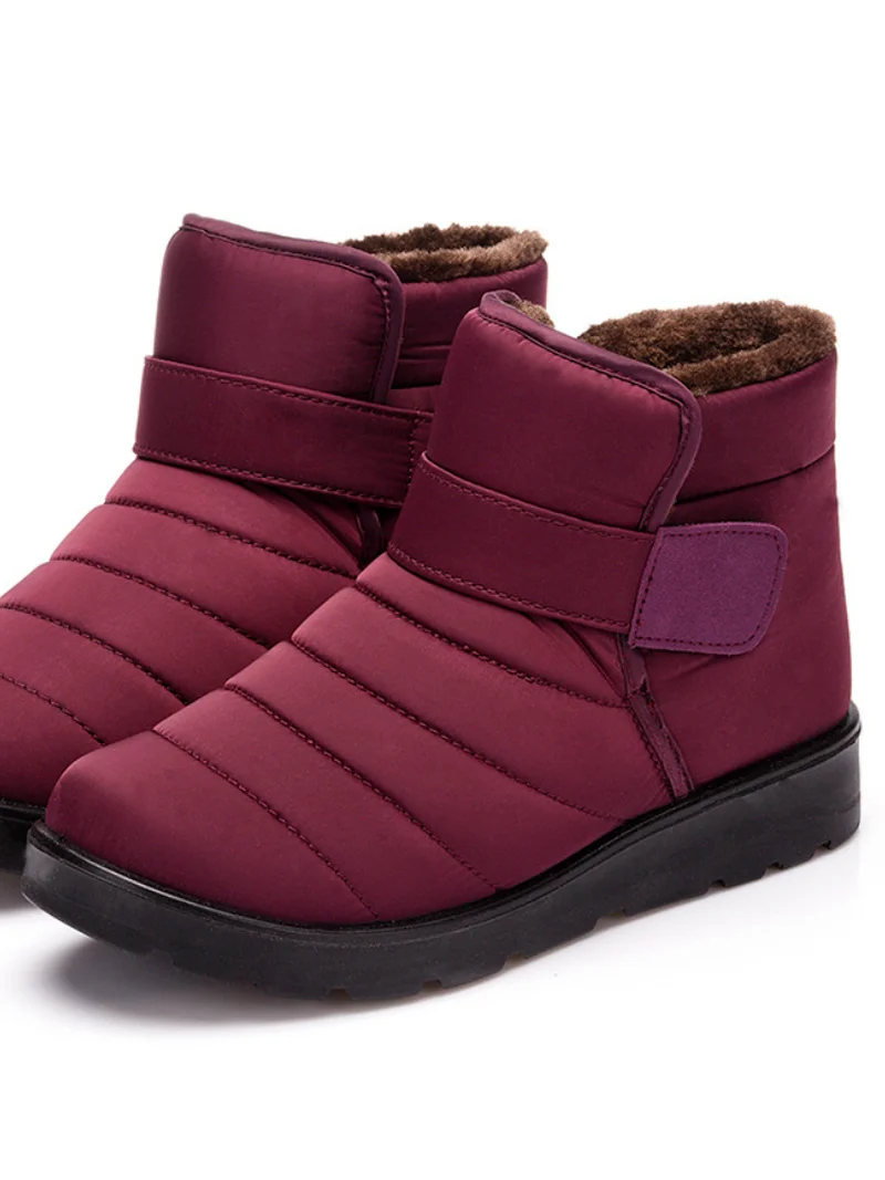 

Women Boots High Quality Women Shoes Waterproof Ankle Snow Boots Shoes Warm Fur Plush Winter Shoes Platform Boots Botas De Mujer