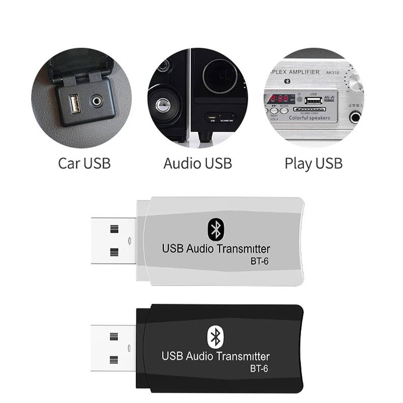 VAORLO USB Bluetooth передатчик для ПК ТВ 3,5 мм AUX Jack 5,0 Bluetooth приемник для автомобиля мини стерео аудио беспроводной адаптер Aptx