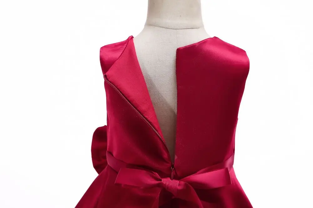 

Wine Red/Pink Floor Length Girl Dress e Girl Girls Unicorn Nios Roupas Infantis Menina Elsa Vampirina Jurken Dress Nias Moana