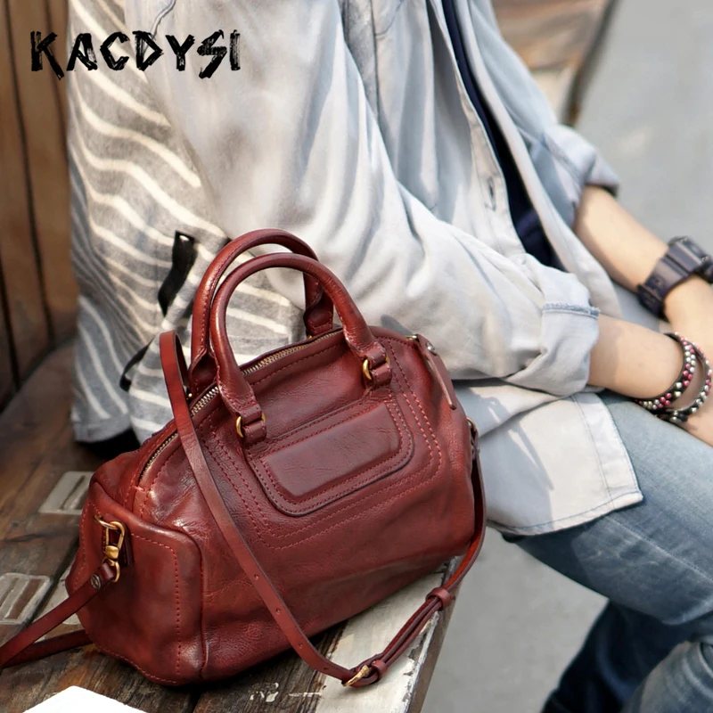 Оригинальная женская сумка через плечо из натуральной кожи высококачественные