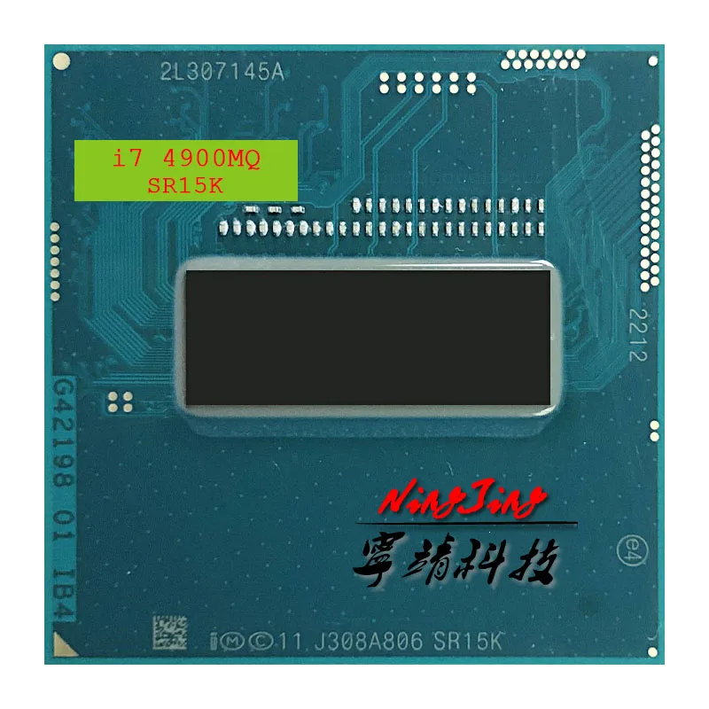 Четырехъядерный процессор Intel Core i7 4900MQ SR15K 2 8 ГГц Восьмиядерный м 47 Вт Разъем G3 /