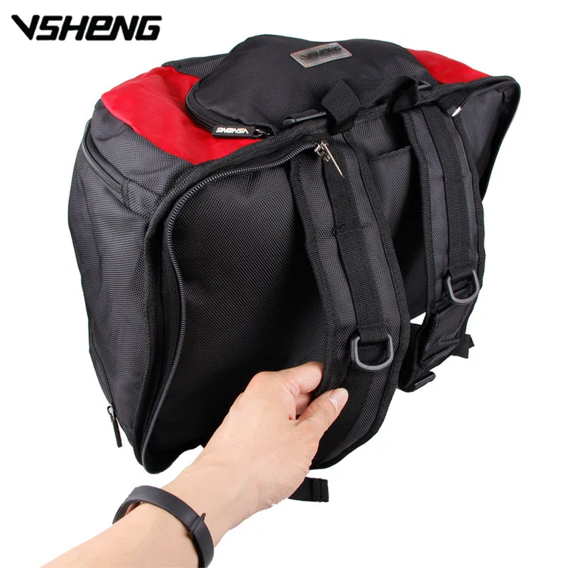 

VSHENG bicycle bag backpack large capacity removable bicycle rear seat bag bicycle storage bag riding storage box
