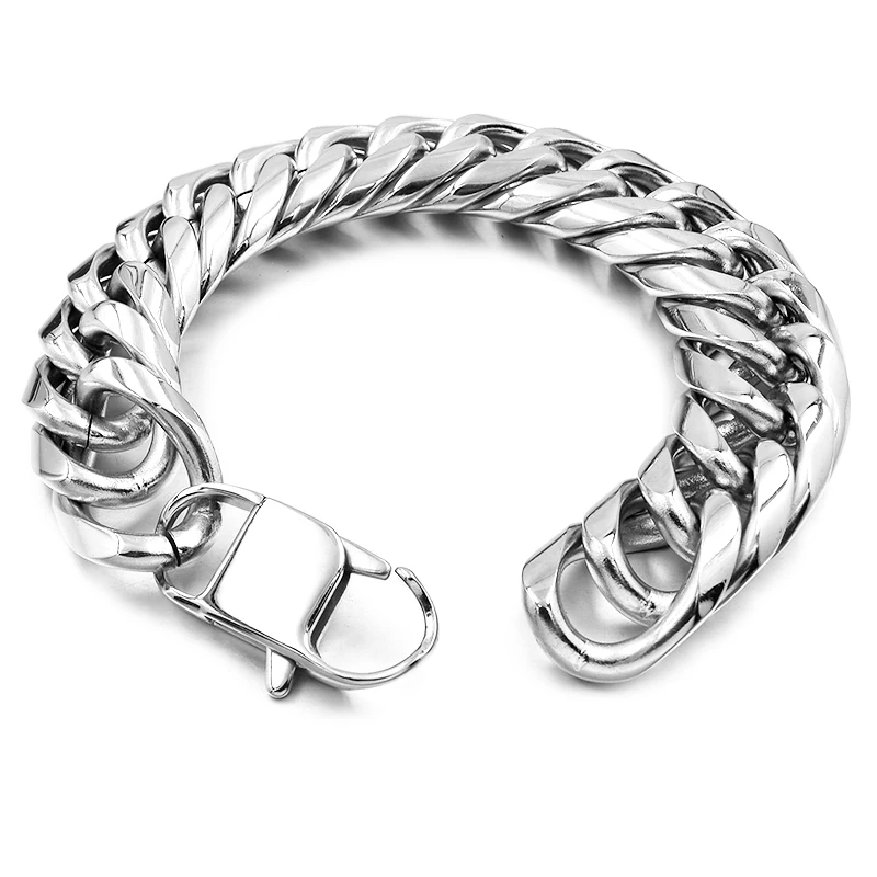 22.5cm19mm style 2 Moorvan 19 мм шириной 22 см длина, ссылка chian ювелирные изделия горячее предложение 316l нержавеющая сталь, для мужчин мужской Шарм браслет Бижу VB307 - Окраска металла: 22.5cm19mm style 2