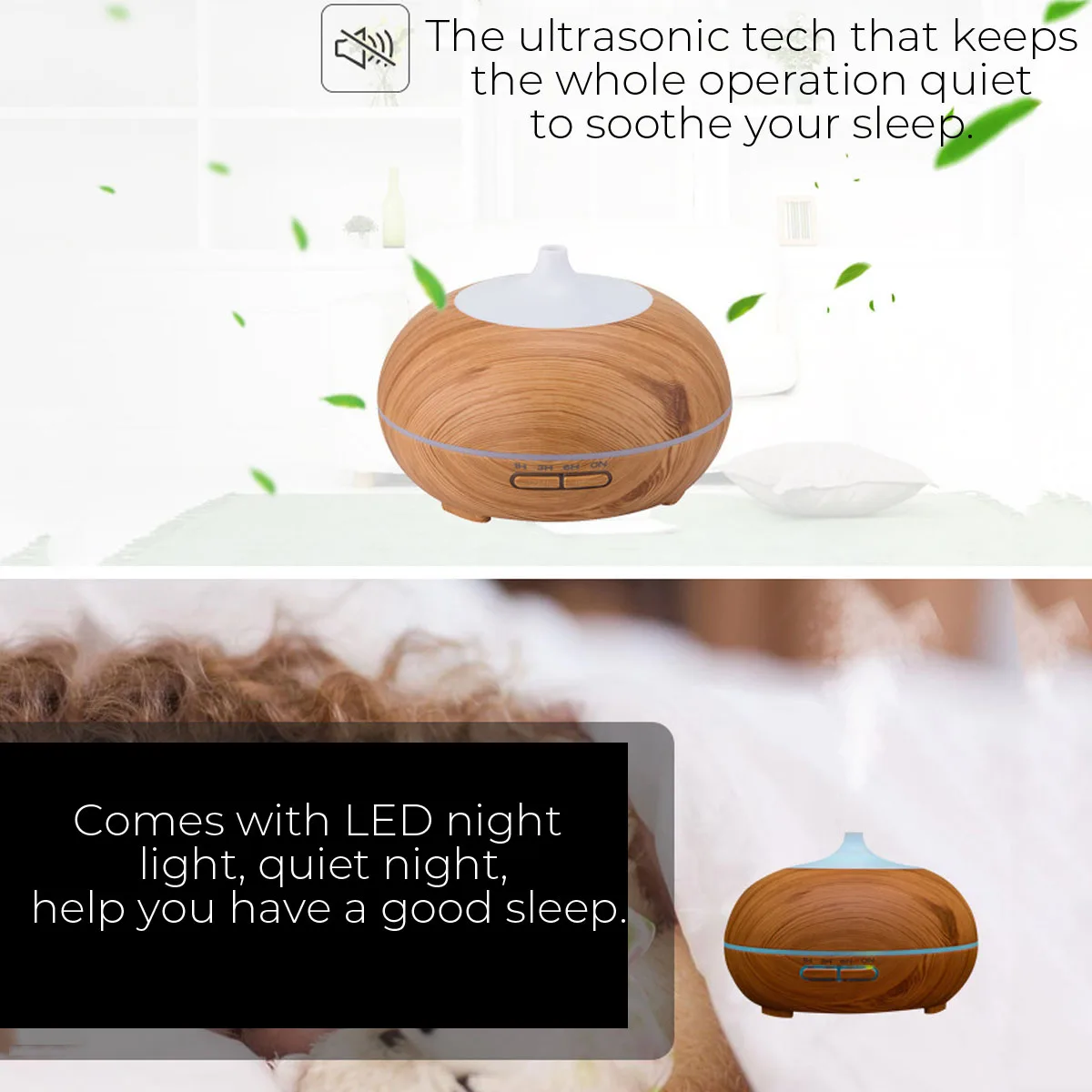 

550ml Aroma diffuser Air Humidifier Remote Control Electric Ultrasonic 7 Colors Changing Air Purifier essential oils for Home