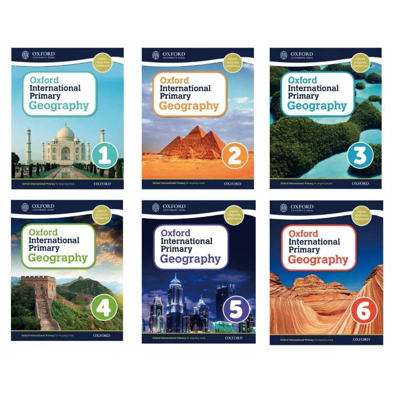 

Oxford International Primary Geography Level 1-6 School Student Book Textbook Kids English Learning English Learning Book