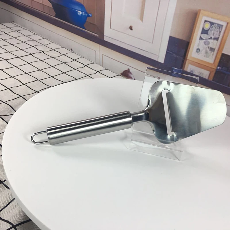 Еда Класс Нержавеющая сталь Сырная лопатка шпатель сыра сыр тесторезки плоская