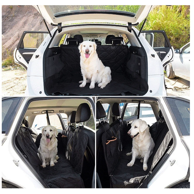 Mesh Black Novelty Dog Car Seat Cover Waterproof Traval Pet Carriers With Pocket And Zipper Mat Hammock Cushion Protector | Дом и сад
