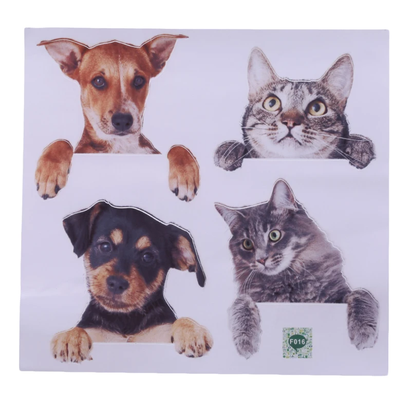 

Very Cute 3D Cat And Dog Switch Stickers PVC Removable Wall Sticker Vinyl For Bedroom Living Room Home Decor Decals Socket Paste