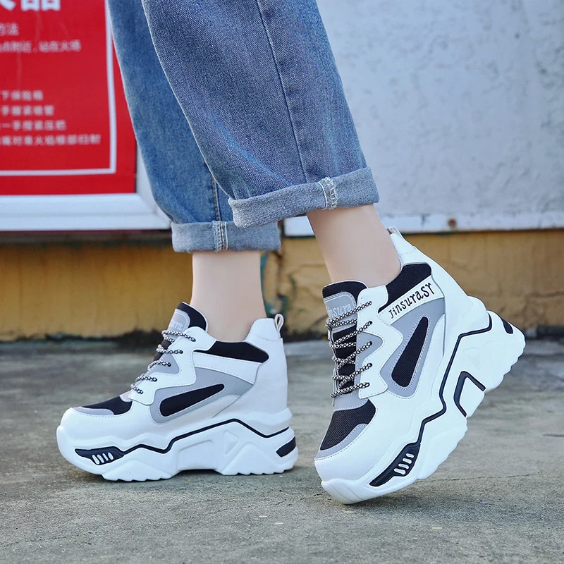 Женские дышащие кроссовки для бега Bjakin на толстой подошве спортивная обувь