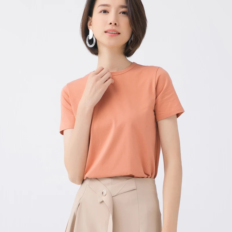 

2020 Tops T Shirt Women Cotton Female Tshirt red