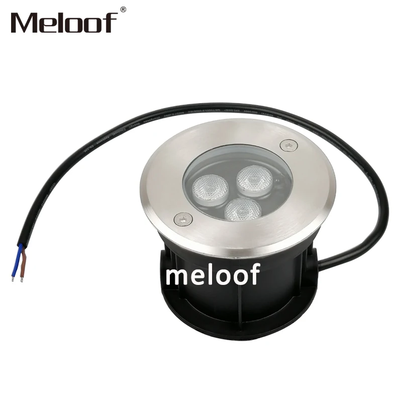 Водонепроницаемый светодиодный подземный светильник IP68 3 Вт 5 85 265 в|Светодиодные