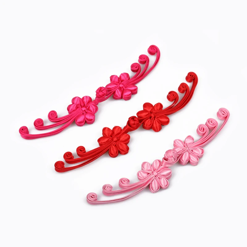 1Pair Chinese Phoenix Tail Closure Knot Button Handmade Sewing Cheongsam Tang Suit Traditional Handcraft Flower Buttons | Дом и сад