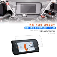 motorcycle scratch cluster screen dashboard protection instrument film for rc125 rc 125 2022