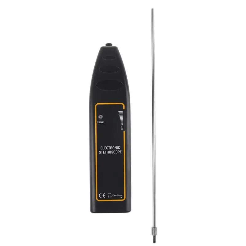 

Water Leak Detector Water Tank Pipe Electronic Stethoscope Automotive Car Noise Finder Diagnostic with Earphone Set
