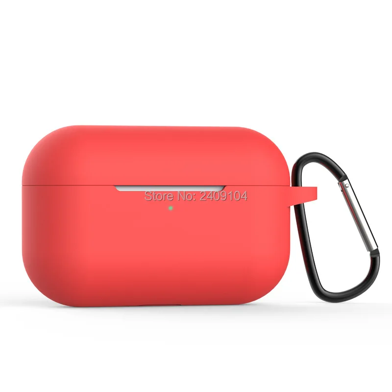 Оптовая продажа 500 шт./лот чехол Защитный силиконовый с крючком для Airpods 3 pro Bluetooth