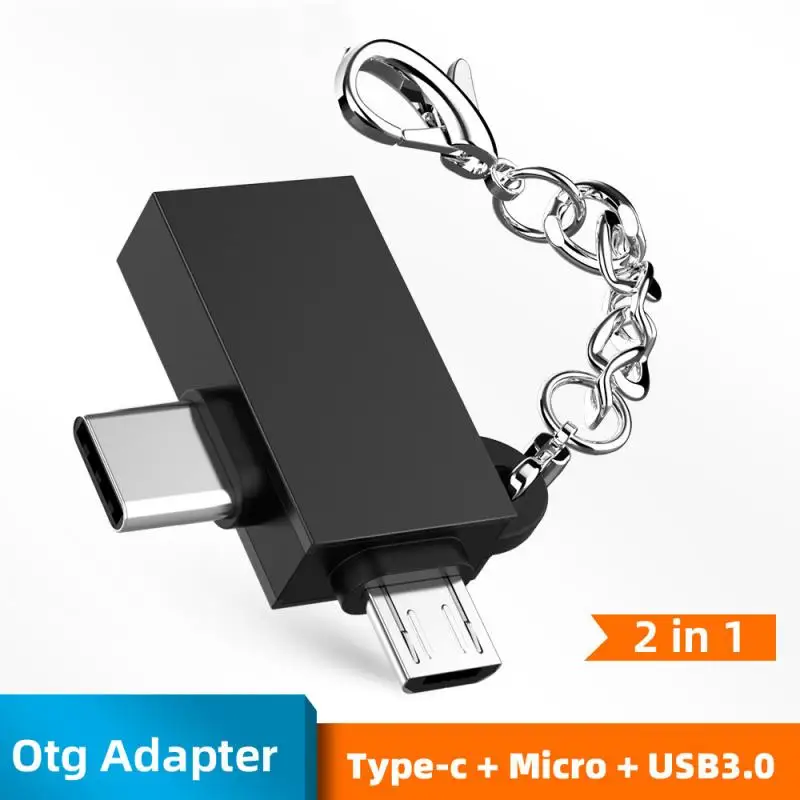 2 в 1 Type C OTG адаптер кабель для Samsung S10 Xiaomi Mi 9 Android мышь геймпад планшетный ПК USB