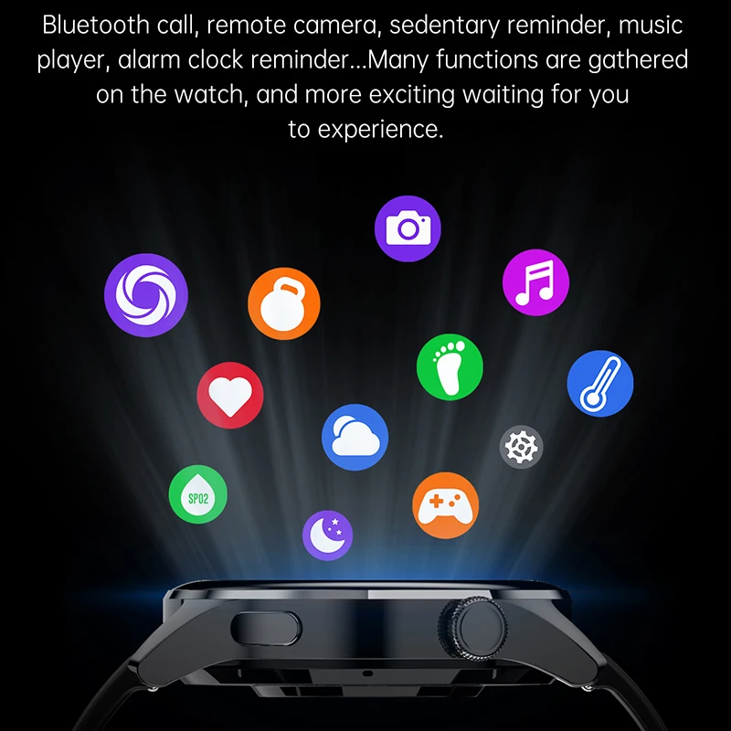 2021 New Luxury Bluetooth Call watch Smart watch Men Full touch fitness watch Tracker Blood pressure Smart clock Men Smart watch