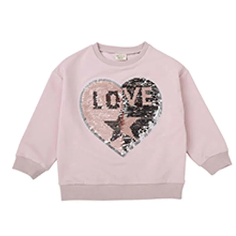 MF9892 Pink Коллекция года, осенне-весенний Детский свитер детская одежда с пайетками новая хлопковая верхняя одежда для отдыха для детей возрастом от 3 до 8 лет свитер - Цвет: MF9892 Pink