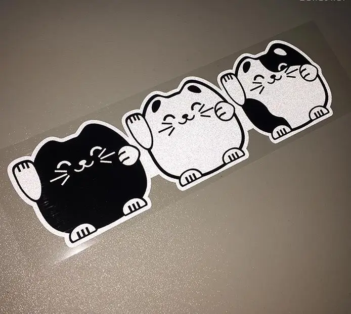 Светоотражающая виниловая наклейка на бампер и автомобиль в японском стиле -