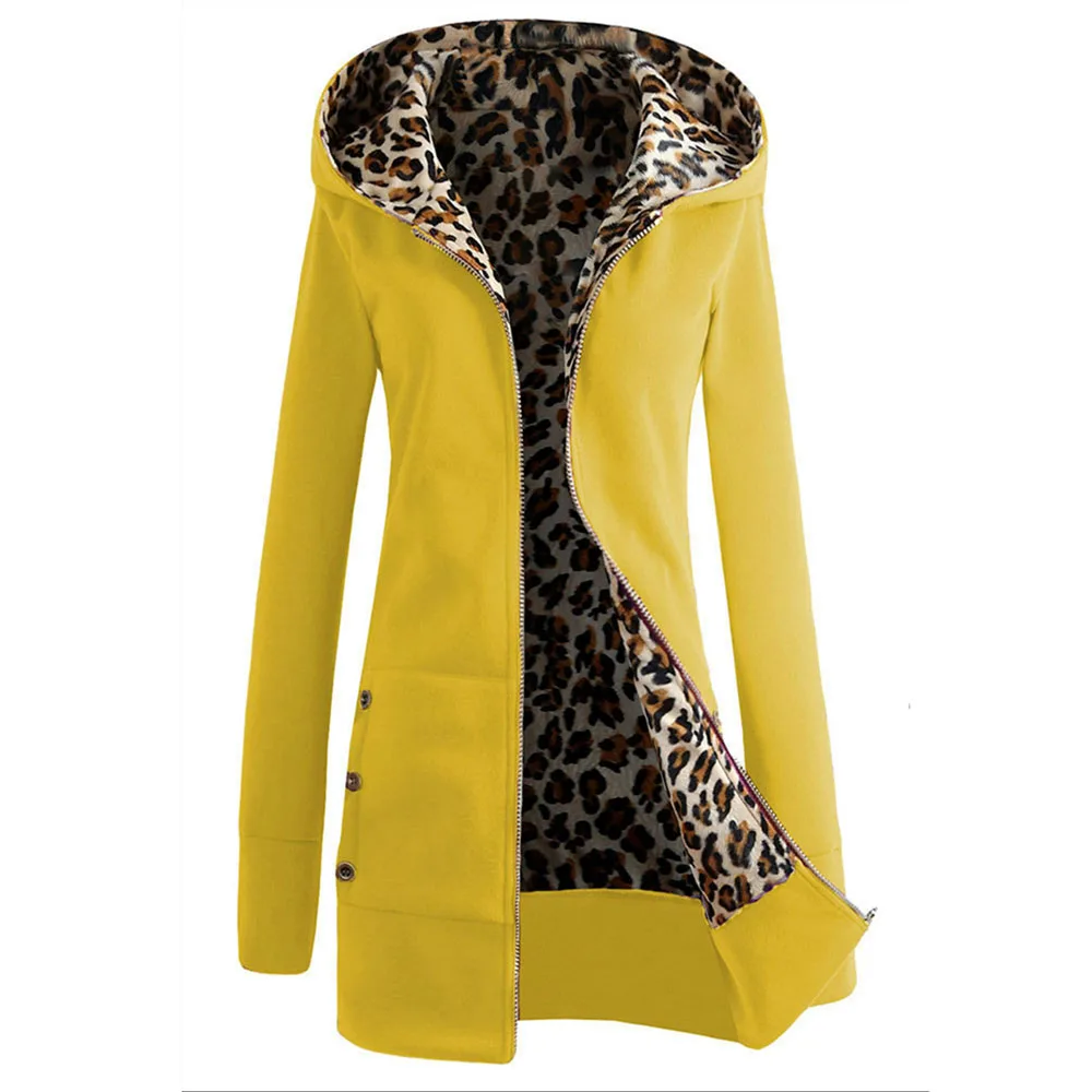 

Women's New Winter Coat Jacket Casual Fashion Simple Commuter Style Long-sleeved Warm Flocking Solid Color Lazy Wind Jacket