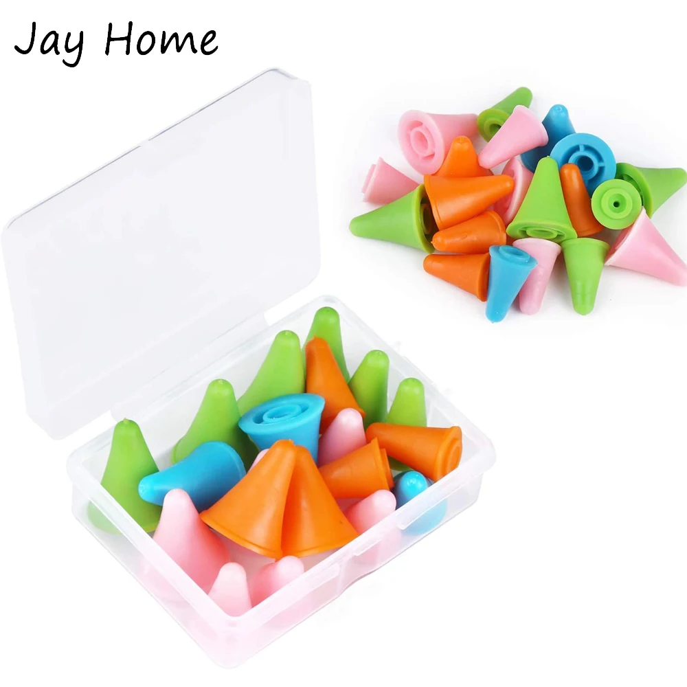 20 шт. защитные спицы для игл в пластиковой коробке|Швейные инструменты и