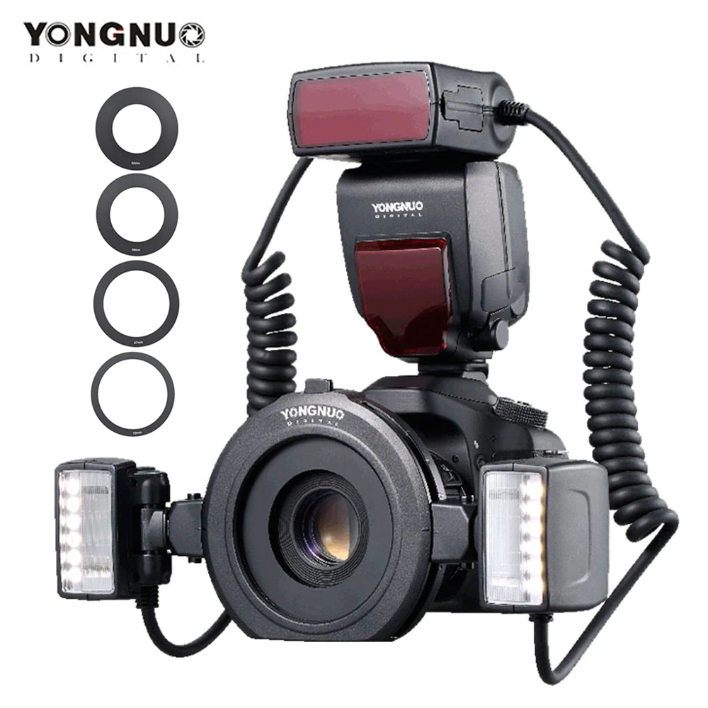 Светодиодная лампа для видеосъемки YONGNUO YN24EX YN24 EX Кольцевая вспышка макросъемки E