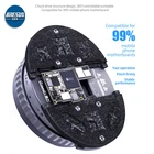 Qianli iPinch универсальный поворотный держатель для материнской платы для телефона IC чип BGA снятие клея двойной осевой держатель инструменты для ремонта