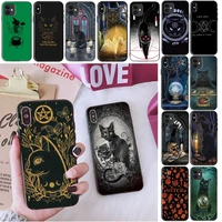 witch cat magic phone case for iphone 13 11 8 7 6 6s plus 7 plus 8 plus x xs max 5 5s xr 12 11 pro max se 2020 funda cover