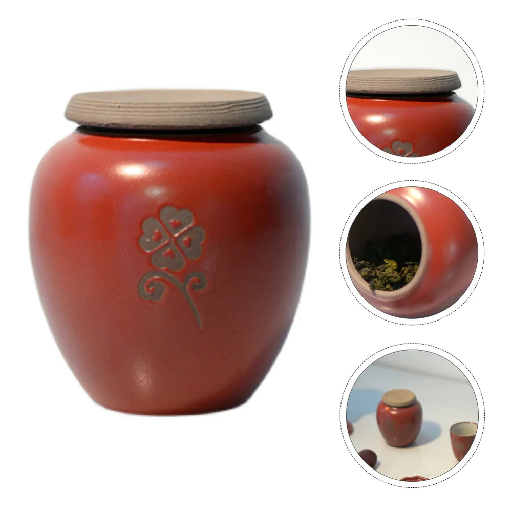 1 шт. чайные канистры декоративная банка для хранения чая бытовая емкость