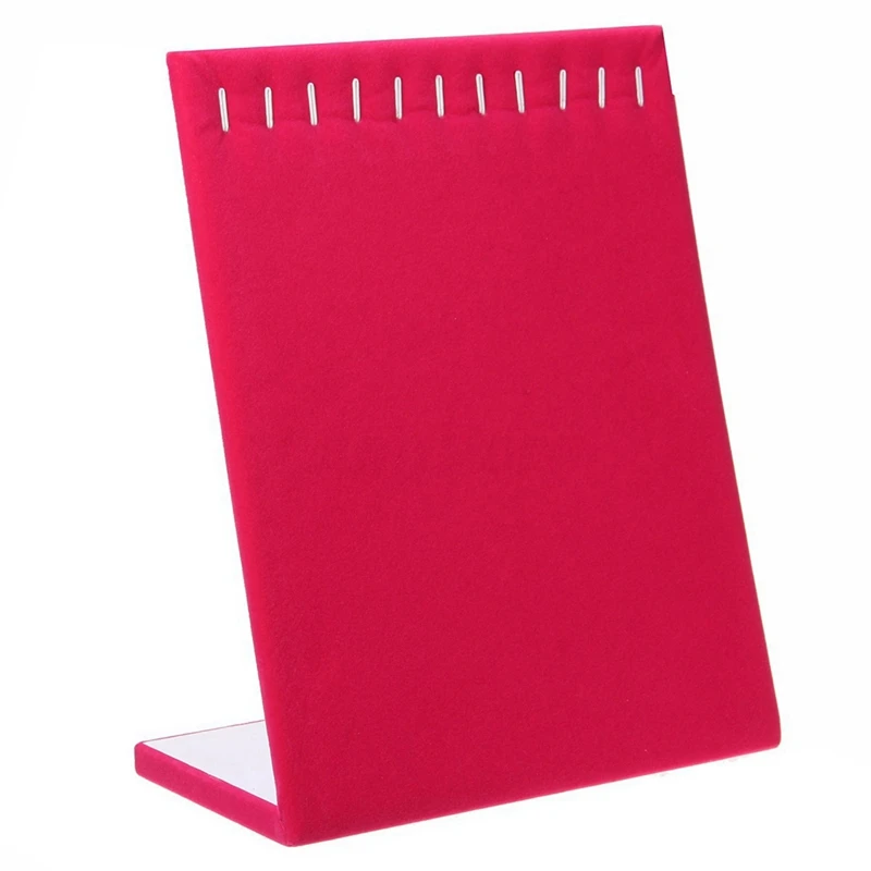 

5PCS Paper Package Bowknot Jewelry Box Style-2 Square (3.5X3.5cm) & 1X 11 Hooks Velvet Jewelry Rack