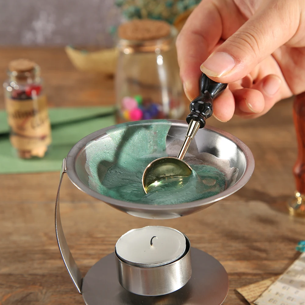 1 шт. ложка для воска Винтаж воск запечатывания плавления уплотнения гранулы