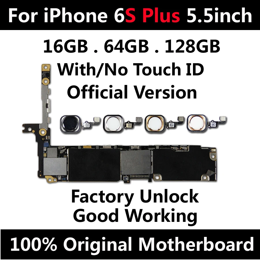 Для iPhone 6S Plus 5 дюймов оригинальная материнская плата Заводская разблокировка