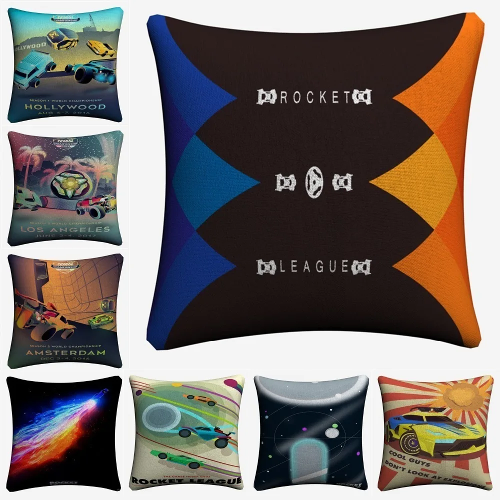 Rocket League детская видео игры декоративная льняная Наволочка на подушку размером