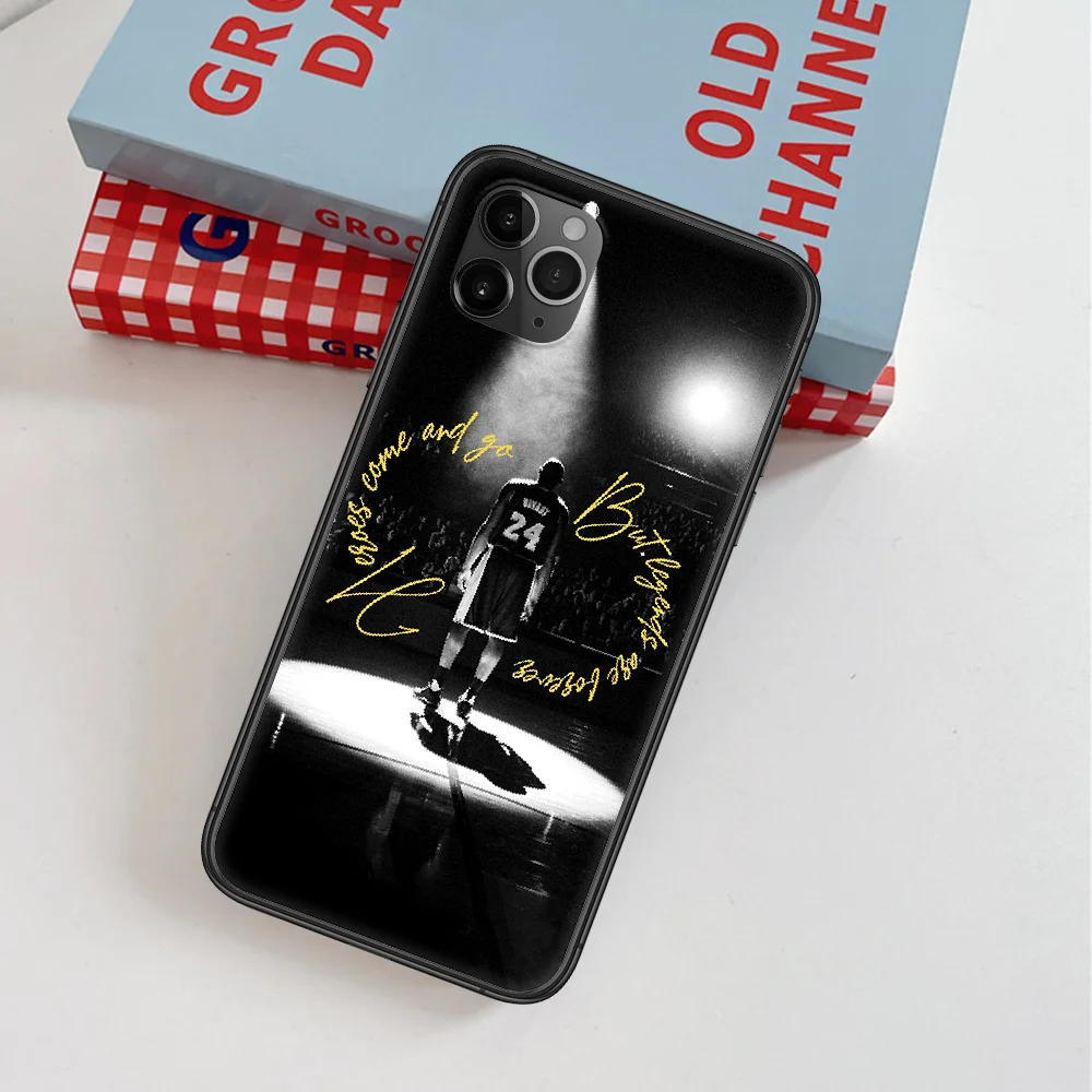 

Basketball Kobe 24 Black Mamba Phone Case For IPhone 4 4s 5 5S SE 5C 6 6S 7 8 Plus X XS XR 11 12 Mini Pro Max 2020 black Hoesjes