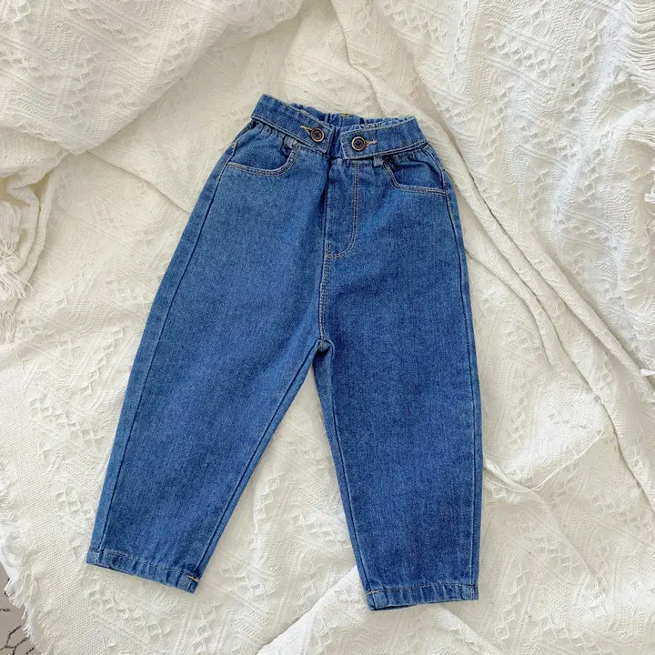 Осенние модные джинсы в стиле пэчворк для мальчиков 2019 женские повседневные