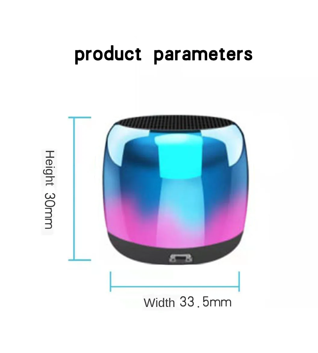 Мини Bluetooth Динамик металлический чехол подарок мини питьевой Беспроводной