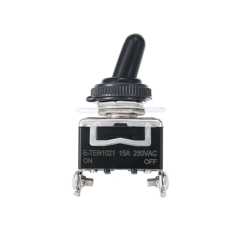 1pcs Heavy Duty Miniature On Off Small SPST Toggle Switch with Waterproof Cover 12V Lighting Accessories | Обустройство дома
