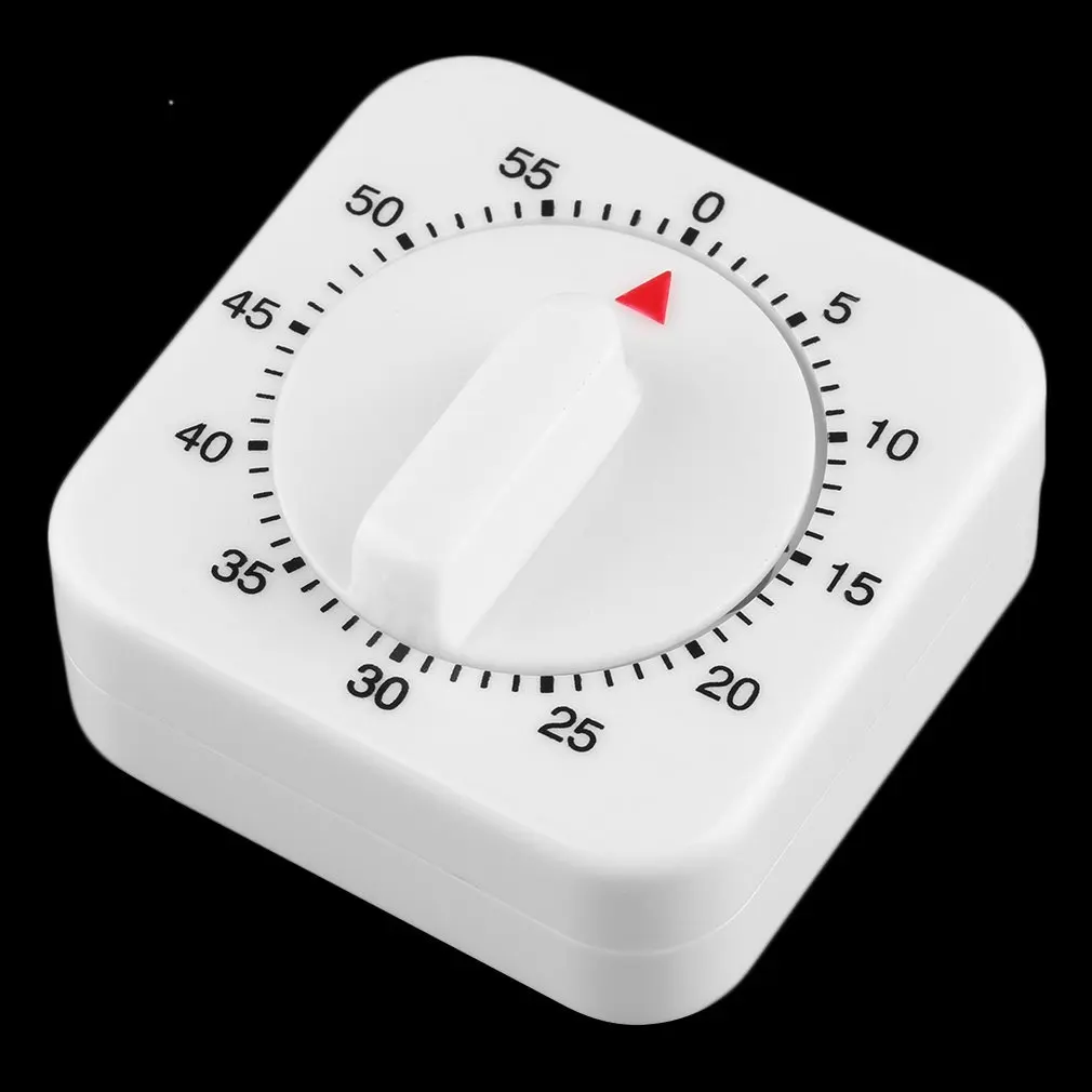 

1pcs Square 60 Minute Mechanical Kitchen Cooking Timer Food Preparation Baking popular new