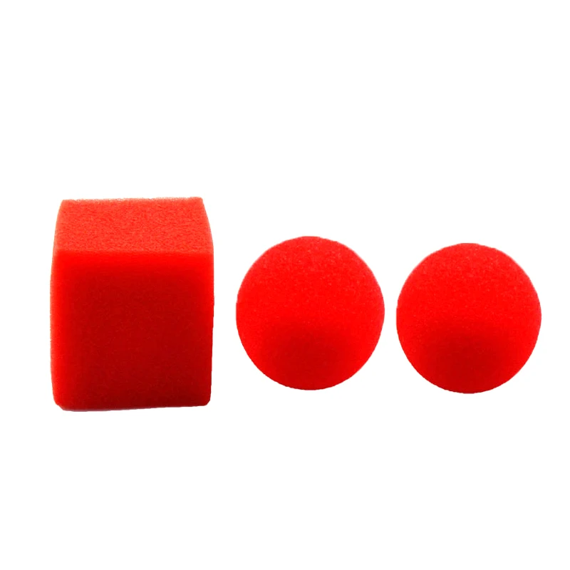 Free Shipping Magic Sponge Ball Two Circles One Square Super Elastic Children's Projects Toy High Quality Red | Игрушки и хобби