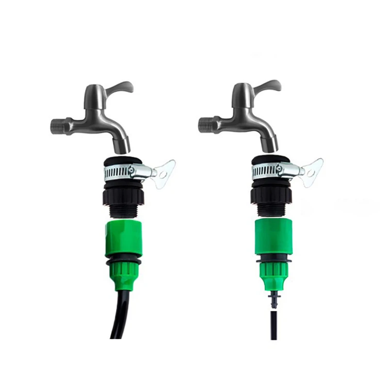 

5 PCS Garden Water Watering Hose ABS Quick Coupling Hose Quick Connectors Garden Pipe Joint Adapter Extender Set For Hose Pipe
